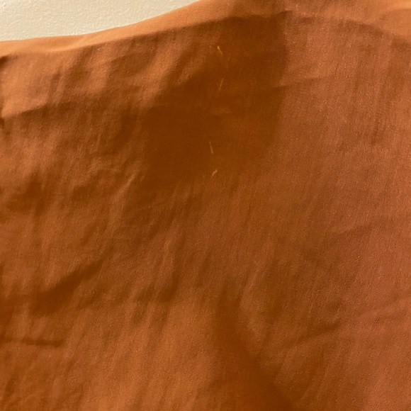 Rust Brown Draped Jacket - Picture 6 of 6